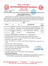 सेवा करारमा पदपूर्ति गर्ने सम्बन्धी सूचना