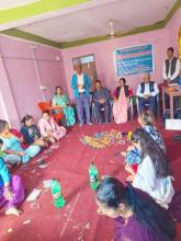 सिम्ता गाउँपालिका महिला ,बालबालिका तथा समाज कल्याण इकाईको आयोजनामा संचालित चुरापोते तथा क्रीष्टल बुनाइ तालीमको गाउँपालिका उपाध्यक्ष गोमा शर्मा (रेग्मी)को प्रमुख आतिथ्यतामा समापन भएको छ। कार्यक्रममा प्रमुख प्रशासकीय अधिकृत भलाराम पंगाली